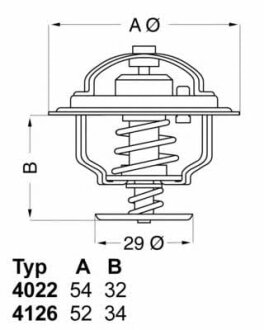 Термостат 82 °C WAHLER WA4022.82D