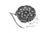 Фара LED круглая 51W (17*3W) 202*160*65мм, широкий луч 12/24V 6000К (Руслан-Комплект)) Wassa (Руслан-Комплект) ФР-135 (фото 1)