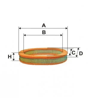 Воздушный фильтр WIX FILTERS WA6008
