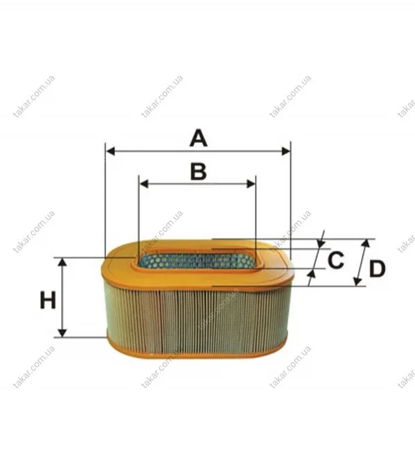 Воздушный фильтр WIX FILTERS WA6013 (фото 1)