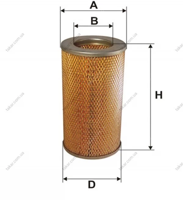 Фільтр повітряний WIX FILTERS WA6118 (фото 1)