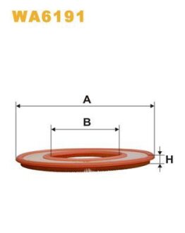 Фільтр повітряний BMW (WIX-Filtron) /AP027 WIX FILTERS WA6191