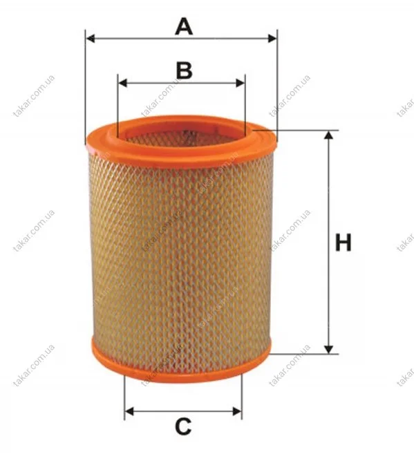 Воздушный фильтр WIX FILTERS WA6419 (фото 1)