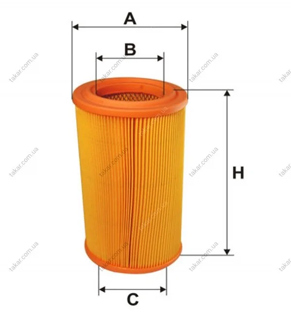 Воздушный фильтр WIX FILTERS WA6565 (фото 1)