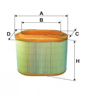 Воздушный фильтр WIX FILTERS WA6570