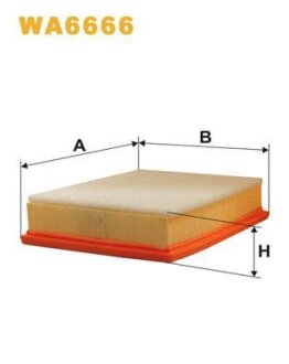 Фільтр пов. (WIX-Filtron) /AP028/2 WIX FILTERS WA6666