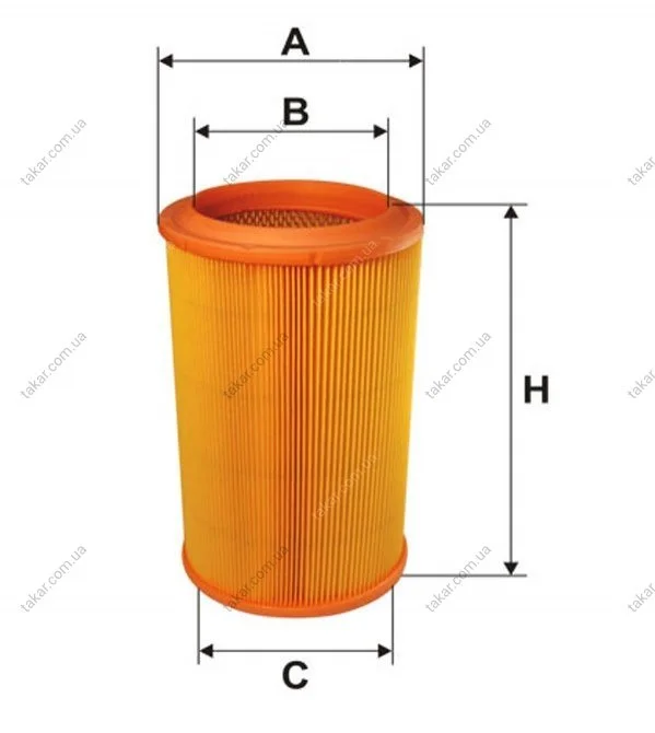 Фильтр воздушный WIX FILTERS WA6742 (фото 1)