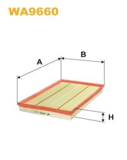 Фото 1 - фільтр пов. (WIX-Filtron) WIX FILTERS WA9660 Фільтр пов. (WIX-Filtron) WIX FILTERS WA9660 (фото 1)