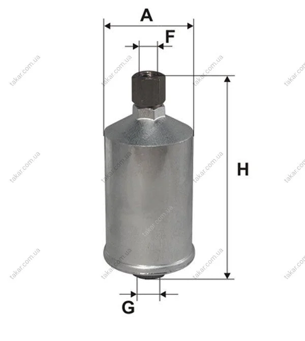 Фільтр топл. ALFA ROMEO (вир-во WIX-Filtron) /PP829 WIX FILTERS WF8031 (фото 1)