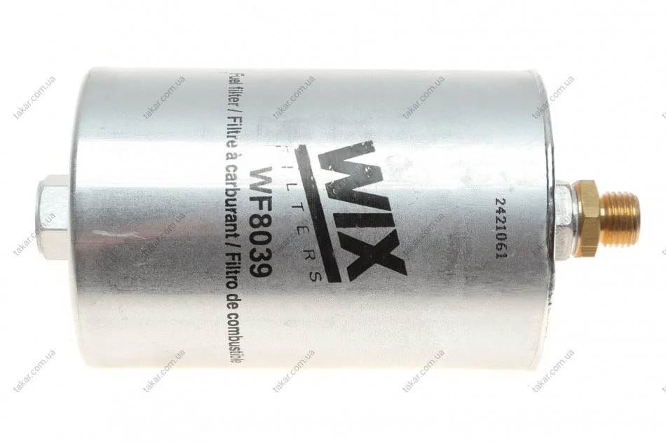 Паливний прямоточний фільтр бензин WIX FILTERS WF8039 (фото 1)