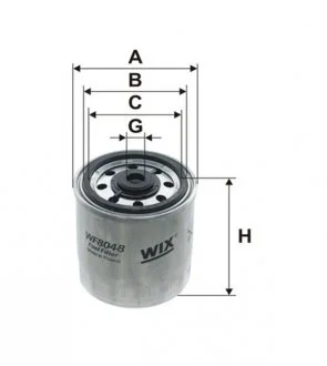 Топливный накручиваемый фильтр дизель WIX FILTERS WF8048