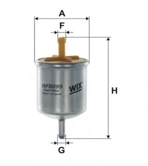 Топливный прямоточный фильтр бензин WIX FILTERS WF8099