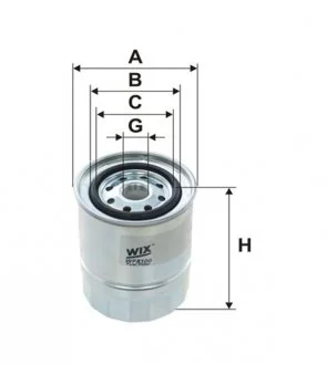 Топливный накручиваемый фильтр дизель WIX FILTERS WF8100