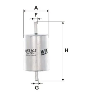 Фільтр топл. (вир-во WIX-Filtron) PP907/ WIX FILTERS WF8103