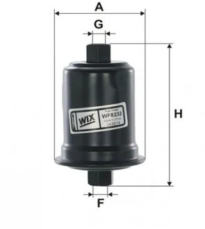 Топливный прямоточный фильтр бензин WIX FILTERS WF8232