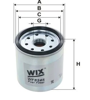 Фільтр топл. CHRYSLER Voyager (вир-во WIX-Filtron) PP946/2/ WIX FILTERS WF8245