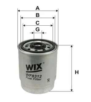 Фільтр топл. (вир-во WIX-Filtron) /932/1 Розпродаж WIX FILTERS WF8312