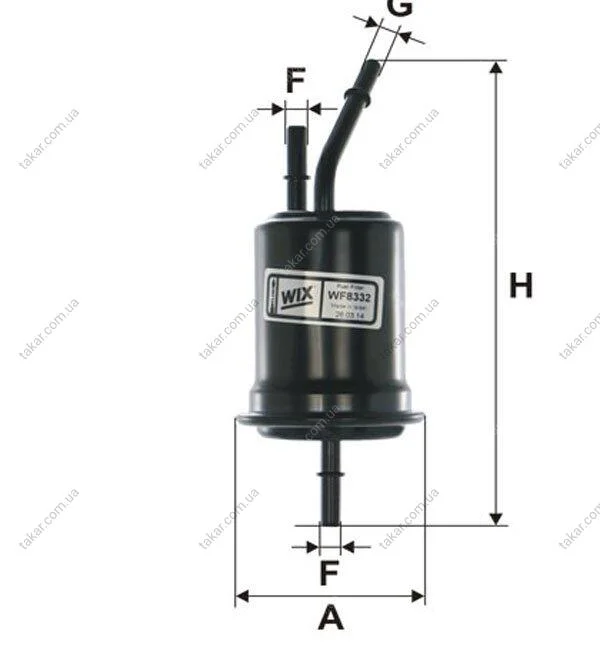 Фільтр масл. (вир-во WIX-Filtron) /PP949/1 WIX FILTERS WF8332 (фото 1)