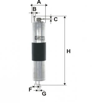 Топливный прямоточный фильтр бензин WIX FILTERS WF8337