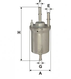 Паливний прямоточний фільтр бензин WIX FILTERS WF8386