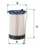 Топливный фильтр-патрон дизель WIX FILTERS WF8512 (фото 1)