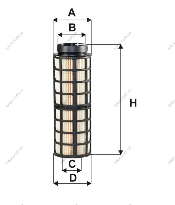 Паливний фільтр-патрон WIX FILTERS WF8527 (фото 1)