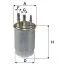 Фильтр топливный SANGYONG KYRON, REXTON 2.0, 2.7 XDI 05- (выр-во WIX-FILTERS) WIX FILTERS WF8558 (фото 1)