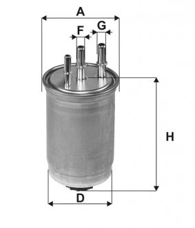 Фильтр топливный FORD TRANSIT 1.8 TDCI 06-13 (выр-во -FILTERS) WIX FILTERS WF8569 (фото 1)