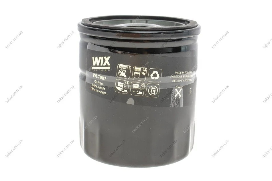Масляный фильтр винт накручеваемый WIX FILTERS WL7087 (фото 1)