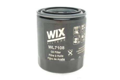 Масляный фильтр винт накручеваемый WIX FILTERS WL7108