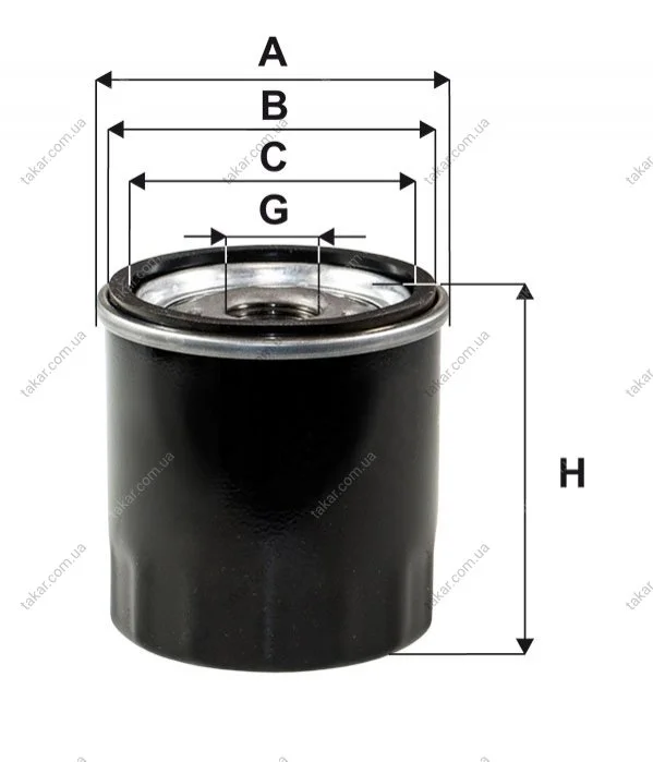 Масляный фильтр винт накручеваемый WIX FILTERS WL7131 (фото 1)