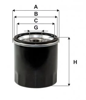 Масляний фільтр гвинт накручуваний WIX FILTERS WL7131