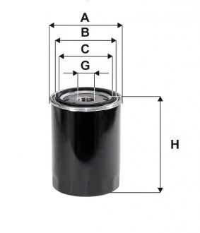 Масляний фільтр гвинт накручуваний WIX FILTERS WL7176