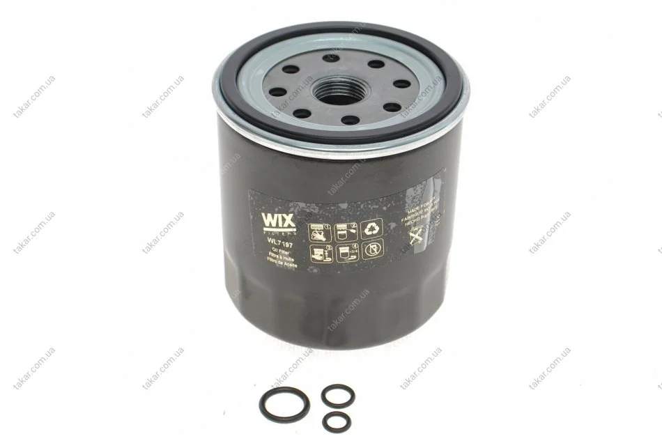 Масляный фильтр винт накручеваемый WIX FILTERS WL7197 (фото 1)