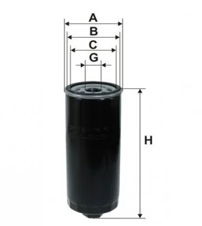 Масляний фільтр гвинт накручуваний WIX FILTERS WL7230
