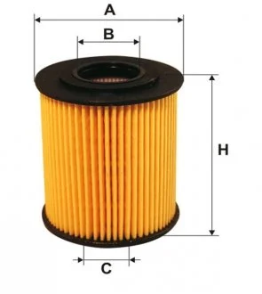 Масляный фильтр картридж патрон WIX FILTERS WL7283
