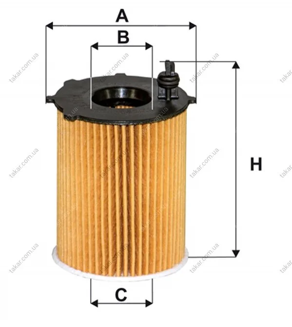 Масляний фільтр картридж патрон WIX FILTERS WL7305 (фото 1)