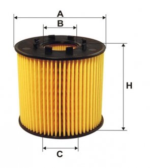 Фильтр масляный двигателя RENAULT /OE666/1 (выр-во -FILTERS) WIX FILTERS WL7306 (фото 1)