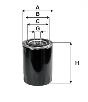 Масляний фільтр гвинт накручуваний WIX FILTERS WL7448