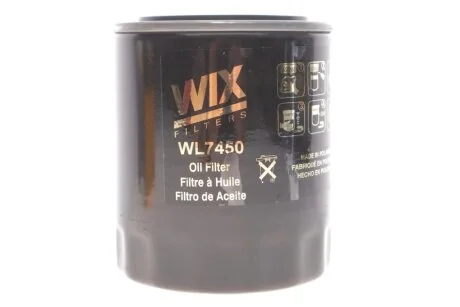Масляний фільтр гвинт накручуваний WIX FILTERS WL7450