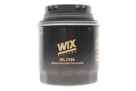 Масляний фільтр гвинт накручуваний WIX FILTERS WL7494