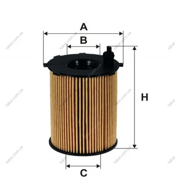 Масляный фильтр картридж патрон WIX FILTERS WL7499 (фото 1)