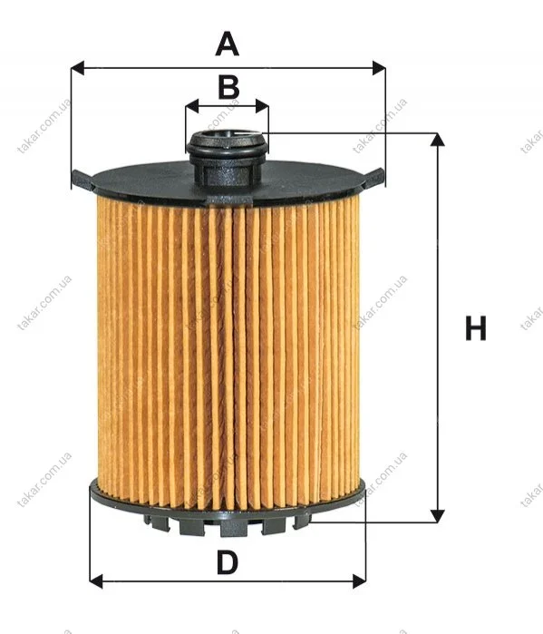 Масляний фільтр картридж патрон WIX FILTERS WL7536 (фото 1)