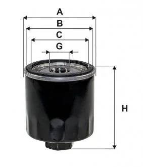 Масляний фільтр гвинт накручуваний WIX FILTERS WL7547