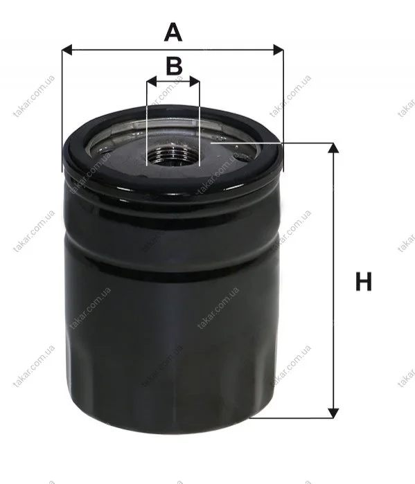 Масляний фільтр гвинт накручуваний WIX FILTERS WL7551 (фото 1)