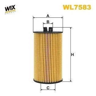 Масляный фильтр картридж патрон WIX FILTERS WL7583