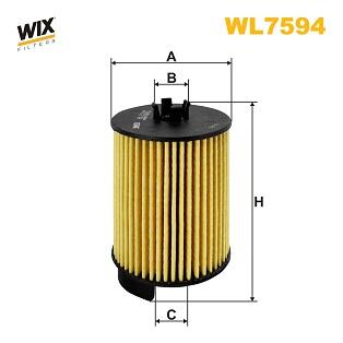 Фільтр оливи WIX FILTERS WL7594