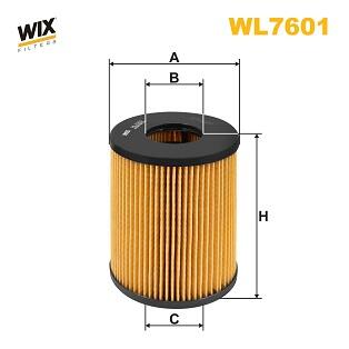 Фильтр масла WIX FILTERS WL7601