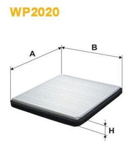 Фільтр салону Chevrolet (Wix-Filtron) WIX FILTERS WP2020