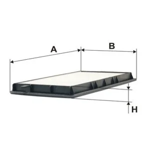 Фільтр салон. BPW E36 (вир-во WIX-Filtron) /K1015 WIX FILTERS WP6830
